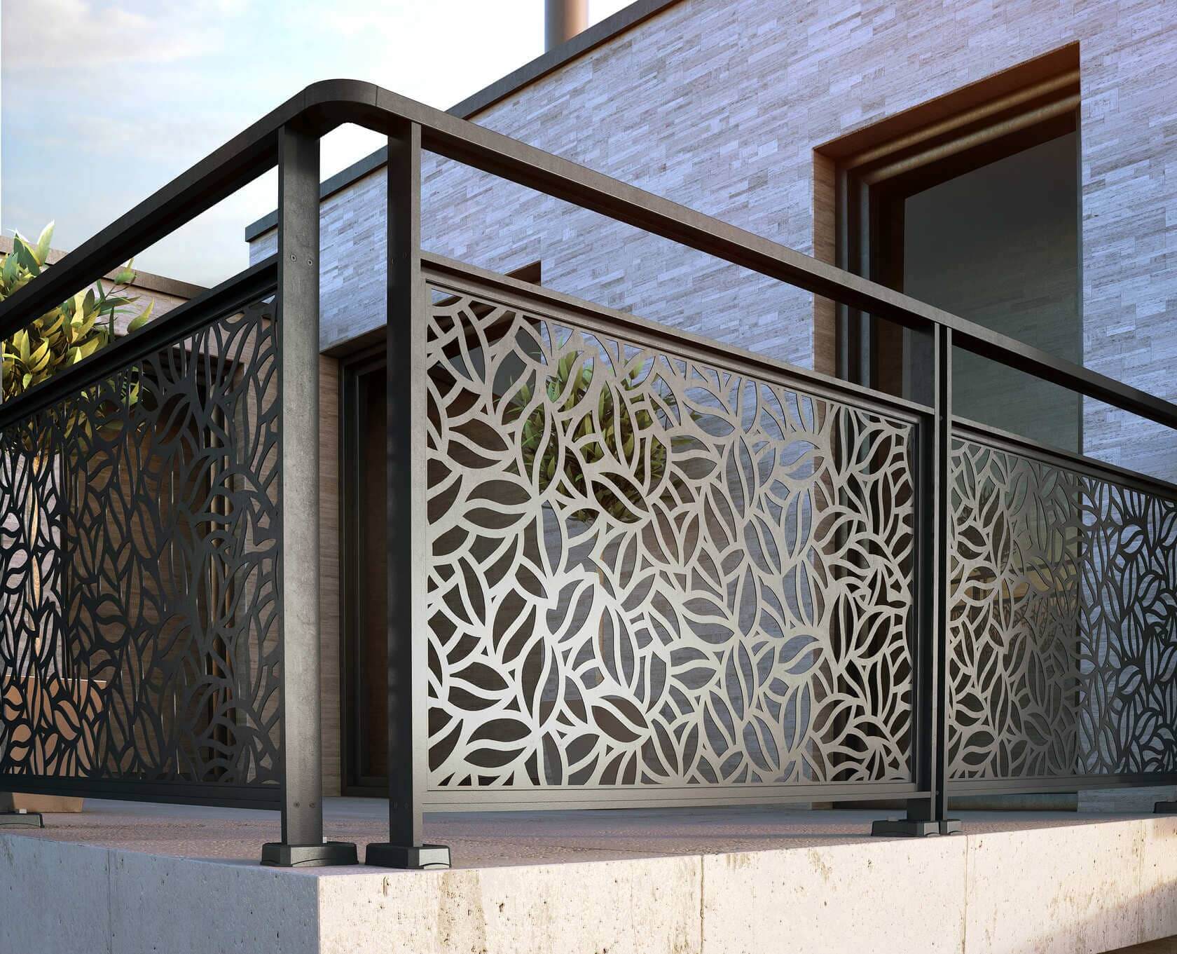 installation garde-corps aluminium Saint-Amand-Longpré